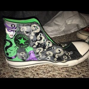 Converse x DC Comics The Riddler Chuck Taylors